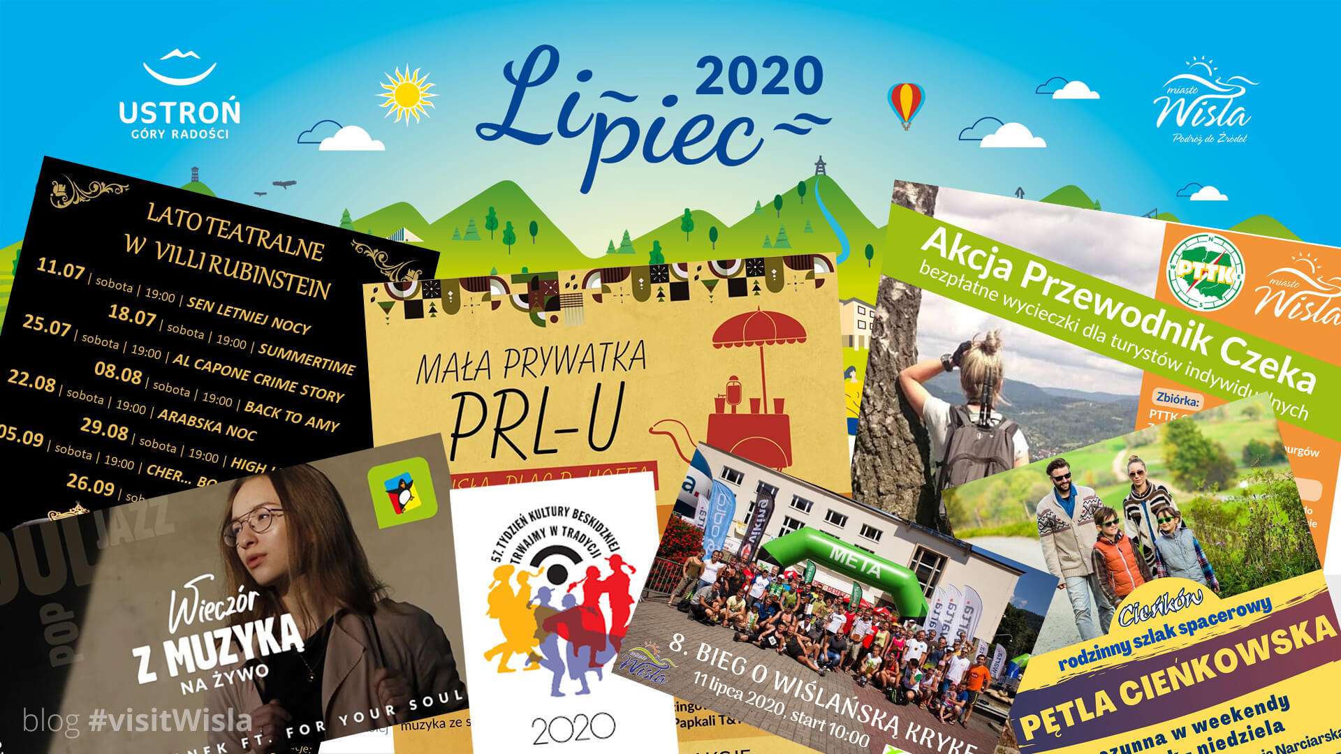 Atrakcyjne imprezy i wydarzenia w Wiśle - Lipiec 2020